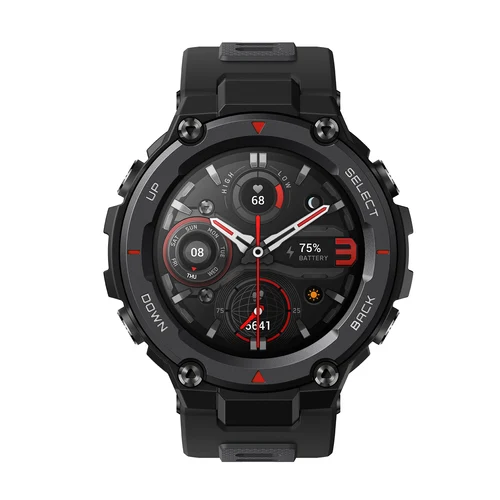 Amazfit 티렉스 트렉스 프로 티렉스 GPS 방수 스마트워치, 야외용 18 일 배터리 수명 390mAh 스마트워치, 안드로이드 iOS 휴대폰용 7
