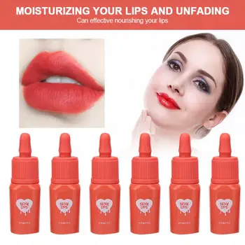 

6pcs/ set Feeding Bottle Shape Long Lasting Lip Makeup Lipstick Set Lip Gloss Kit Beauty Makeup Tool Comestic Tool Accessory