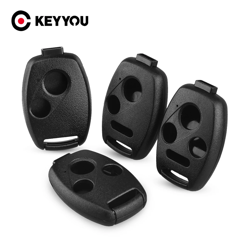 Keyyou 50pcs Replacement Car Key Case Shell Remote Fob For Honda Accord