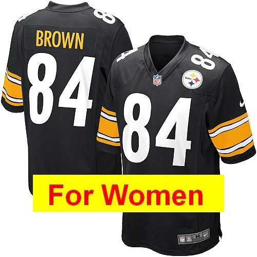 women Pittsburgh Antonio Brown JuJu Smith-Schuster Ben Roethlisberger T.J. Watt Alejandro Villanueva Le'Veon Bell jersey - Цвет: Цвет: желтый