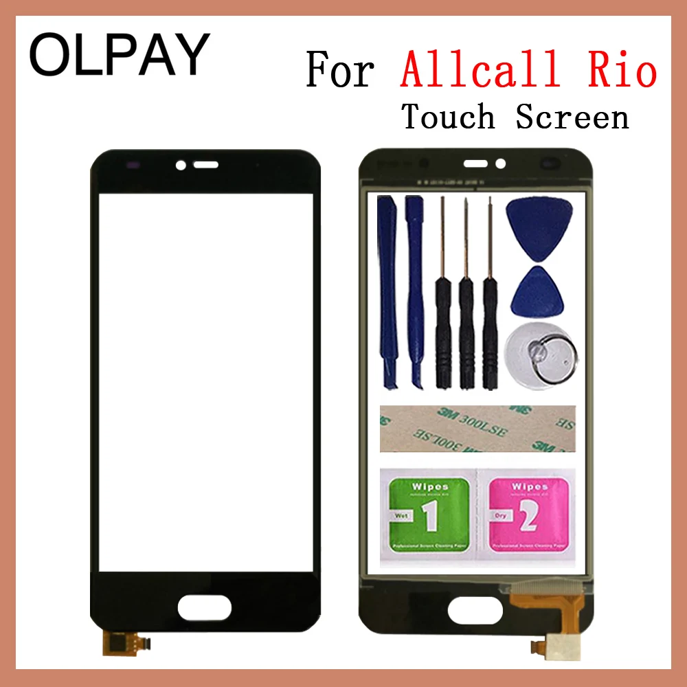 OLPAY 5," дюймовый телефон сенсорная панель для Allcall Rio сенсорный экран цифровой датчик сенсорная панель стекло сенсорный экран Переднее стекло