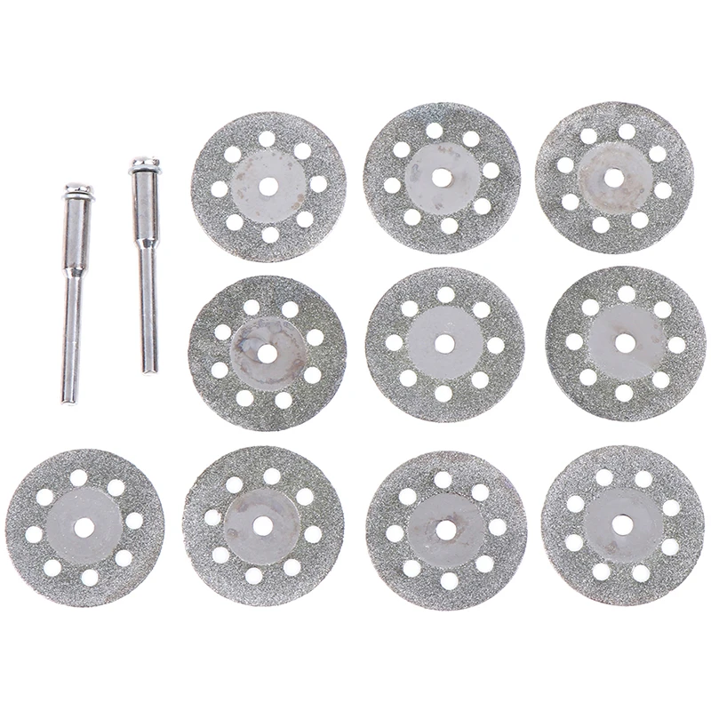 Алмазное лезвие для мини-пилы 10 шт./компл. 25 мм серебряные режущие диски с 2X