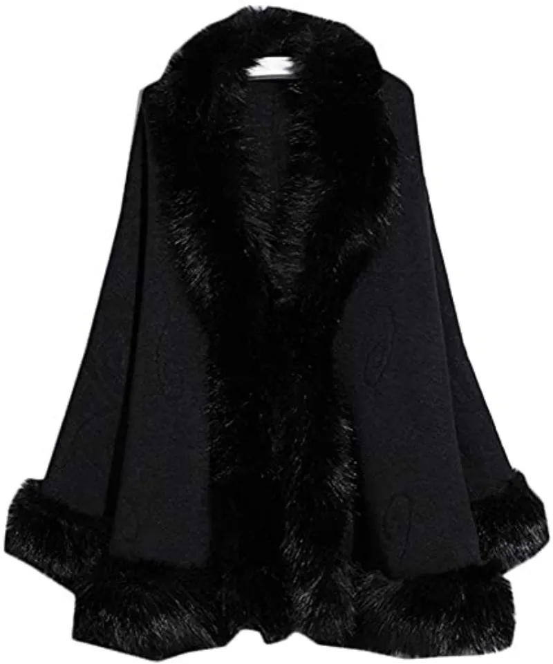 faux-fox-fur-shawls-jackets-plus-size-coats-wraps-winter-scarves-cardigan