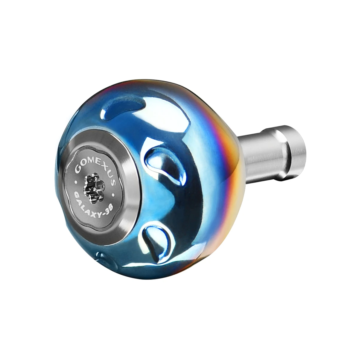 Poignée Moulinet GOMEXUS Aluminium - Pour Shimano Stella SW-C - 38mm - Léger Et Résistant - Installation Directe Ou Perçage