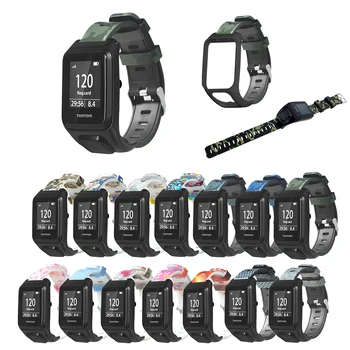 

High Quality Silicone Replacement Wrist Watch Band Strap For TomTom Runner 2 3 Spark 3 GPS Sport Watch for Tom Tom 2 3 Series