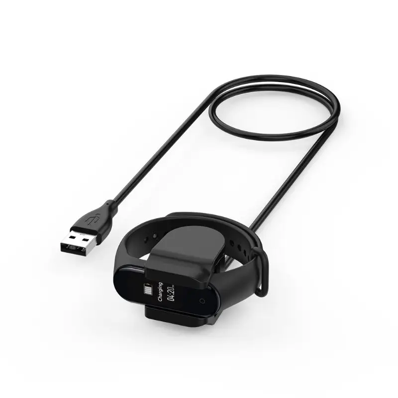 30/100 см USB клип-на тип, кабель для зарядки адаптер зарядное устройство Шнур для Xiaomi Mi браслет 4