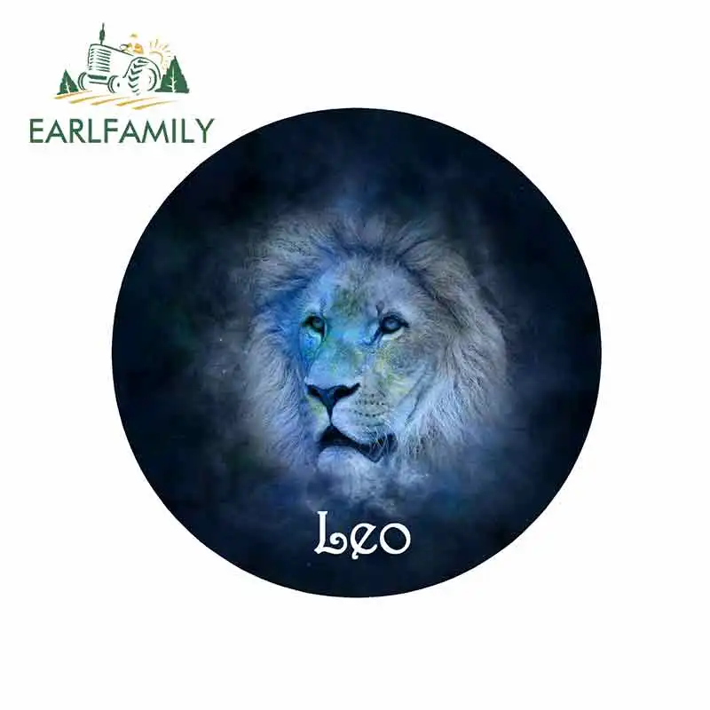 EARLFAMILY 13 см x 12 9 для знака зодиака Leo виниловые наклейки на машину грузовик RV фургон