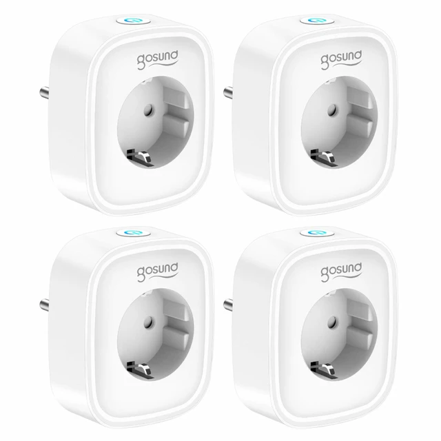 Gosund 16A Smart Plug Socket Tuya Smart Wifi Plug Socket Smart Life APP Remote Control With Alexa Google Home Assistance 2021New 4pcs
