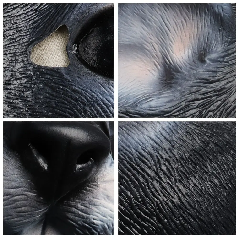 Маска крысы для Хэллоуина маска с полной головой животного латексная погремушка