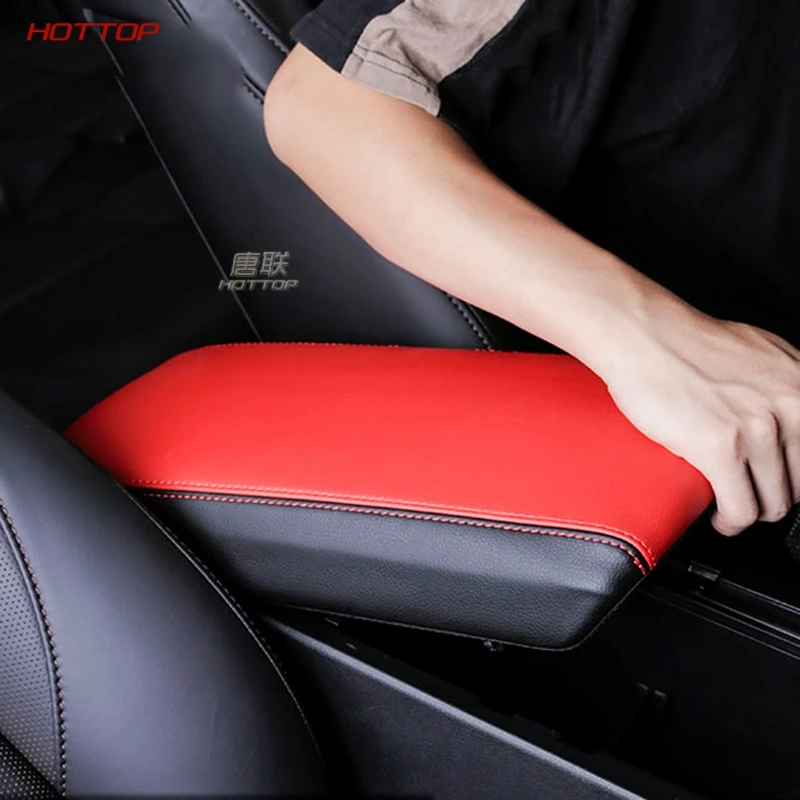 

Leather Car Armrest Cover Pad Console Arm Rest Pad for Mazda 3 axela 2020