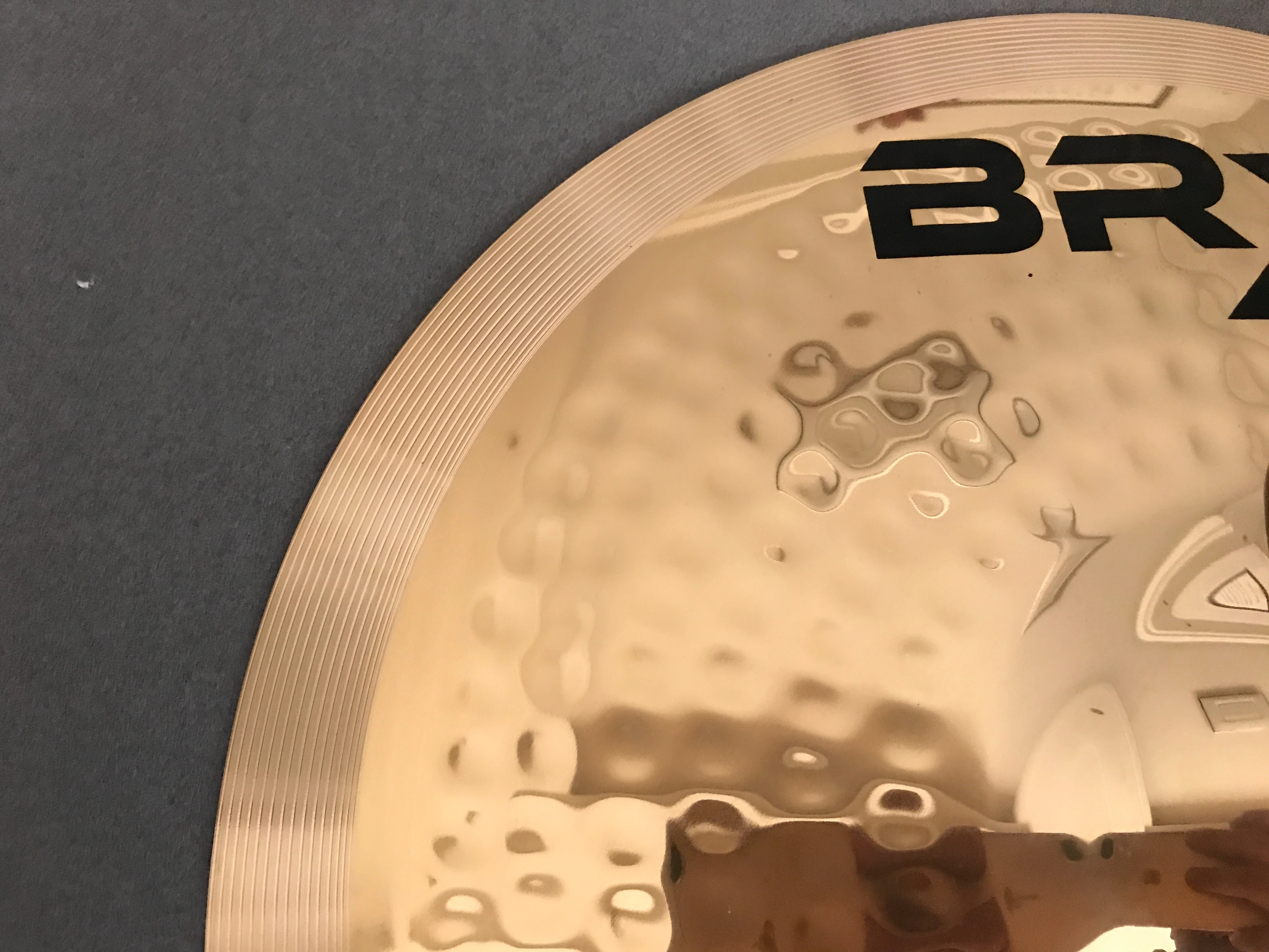 Vansir 14" 16" 18" 20" 5 Pcs BRX Series Brass Practice Cymbals Professional Cymbal Sets Yellow Gold