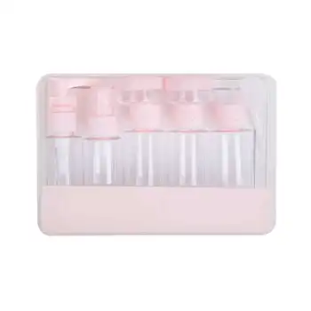 

9pcs Portable Small Transparent Plastic Empty Spray Bottle Multifunction Spray Bottle Perfume Lotion Bottle Makeup Accessories