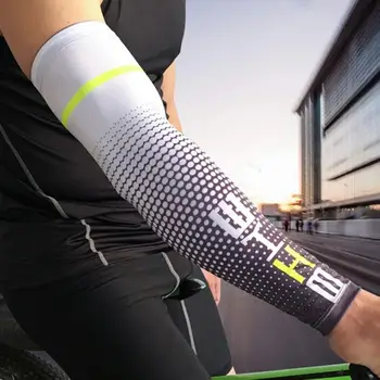 

Men Cycling Running Bicycle UV Sun Protection Cuff Cover Protective Arm Sleeve Bike Sunscreen Ice Arm Sleeve