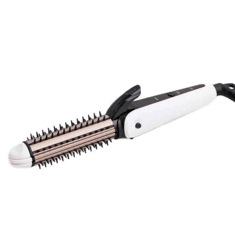 

Electric Hair Comb 3 in 1 Hair Curler Fast Heating Mini Ceramic Curling Iron+Hair Straightener Flat Iron+Corn Plate Hair Curler