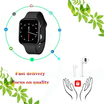 

IWO Series Smart Watch W4 Fourth Generation Watch Heart Rate Monitoring Waterproof Smart Bracelet Fitness Tracker