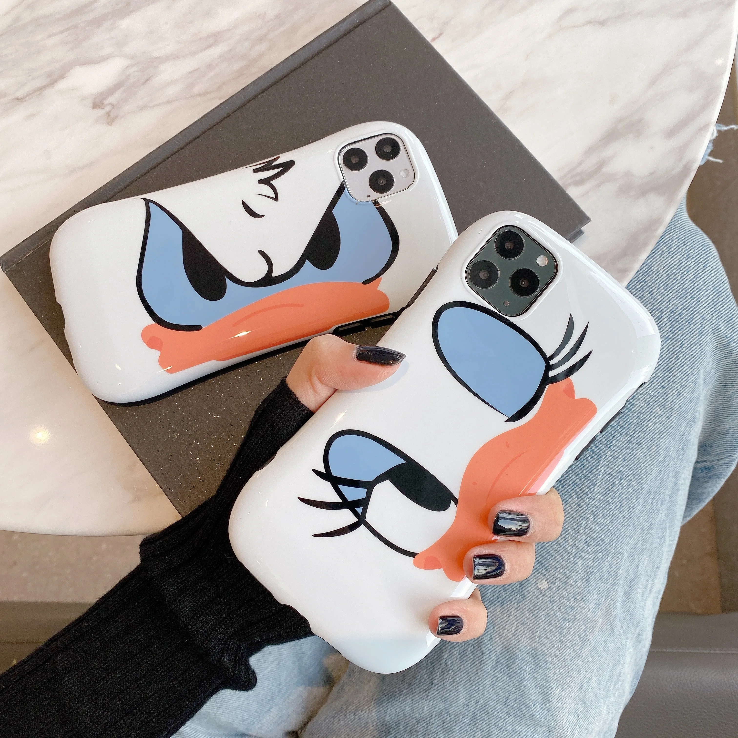 ORYKSZ Cartoon Donald Duck Silicon Phone Case For iPhone 11 Pro Max Cases XR XS 6 6S 7 8 Plus X Soft Back Cover |
