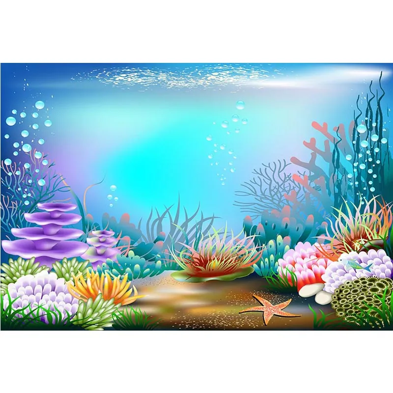 Customized Printing Ocean Bottom Photo Backgrounds For Sea Event Party Portrait Photography Studio Backdrops Background Aliexpress