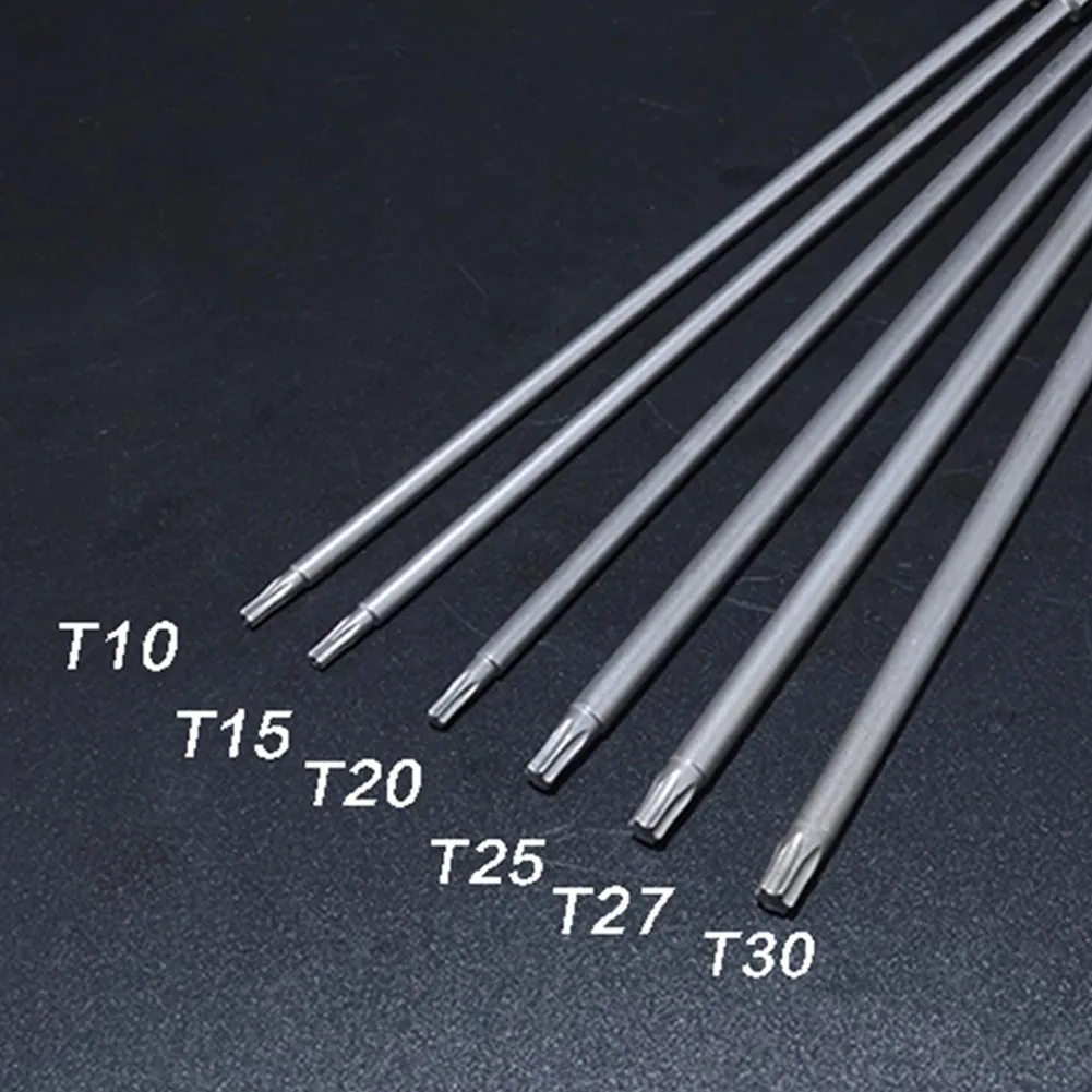 Jeu d'embouts de tournevis Torx magnétiques à T10-T30 longue, tête de tournevis électrique, 200mm, T10, T15, T20, T25, T27, T30, 1PC