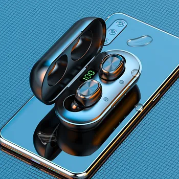 

B5 TWS Bluetooth 5.0 Wireless Earphones With Mic Waterproof Sports Headsets Active Noice Cancelling Earbuds For Smartphone