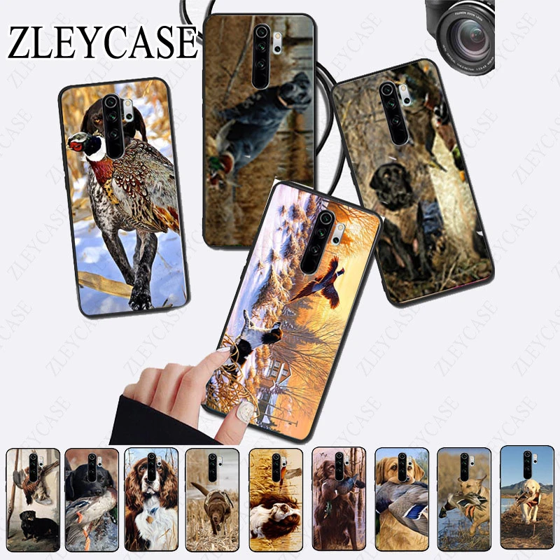 Hunting Dog Black Soft Shell Phone Cover for redmi note8pro note7 note5 note6pro 7A 8A 8 note9s Note 8t note9pro Coque Shell