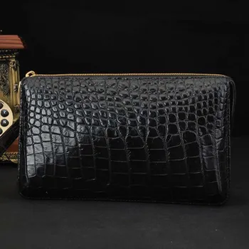 

ourui true crocodile leather male Hand bag business leisure men clutch bags male Genuine crocodile leather men bag