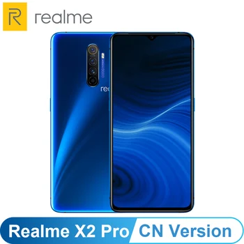 

CN Version OPPO Realme X2 pro（RMX1931）6.5” Snapdragon 855 plus Super AMOLED NFC 50W SuperVOOC 4000mAh 4 camers 64MP Face ID