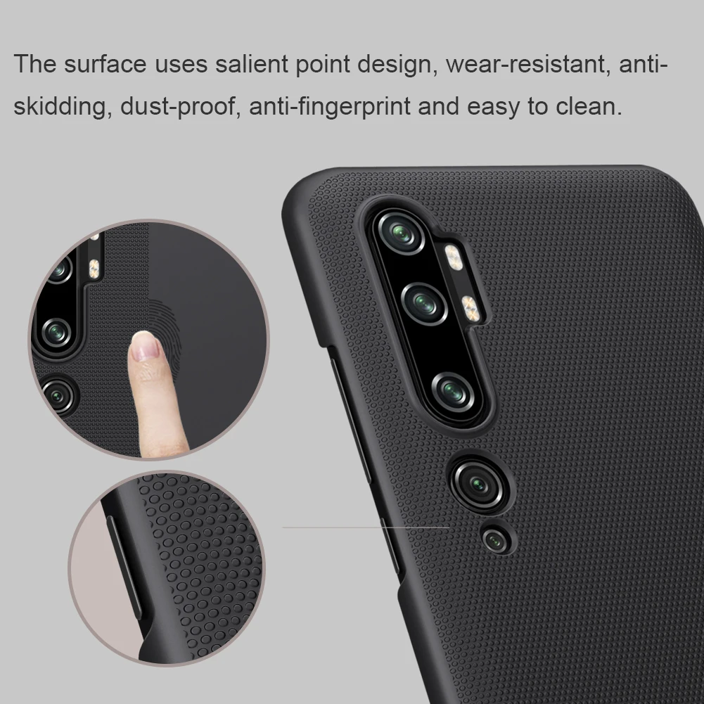 Для Xiaomi Mi CC9 PRO чехол Nillkin матовый щит жесткая задняя крышка из ПК для Xiaomi Mi Note 10/Note 10 Pro матовый чехол Подарочный держатель