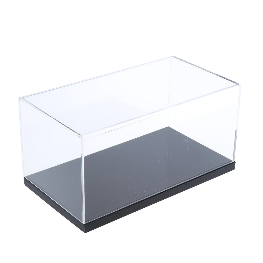 

Clear Acrylic Display Case Countertop Box Cube Dustproof Protection Showcase for Action Figures/Toys/Collectibles, 27x15x12cm