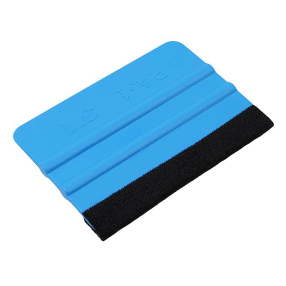 Soft Plastic Scraper Felt Edge Squeegee Board for Car Vinyl Application Wrap Tool Scraper Decal Applicator Sticker Tool