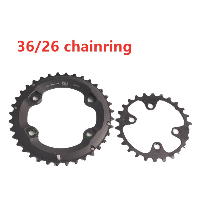 36-26t Shimano DEORE M6000 цепь 96bcd 38-28t 36-26t для DEORE SLX M7000 XT M8000 шатун 22 скорости велосипед аксессуары - Цвет: 36-26t