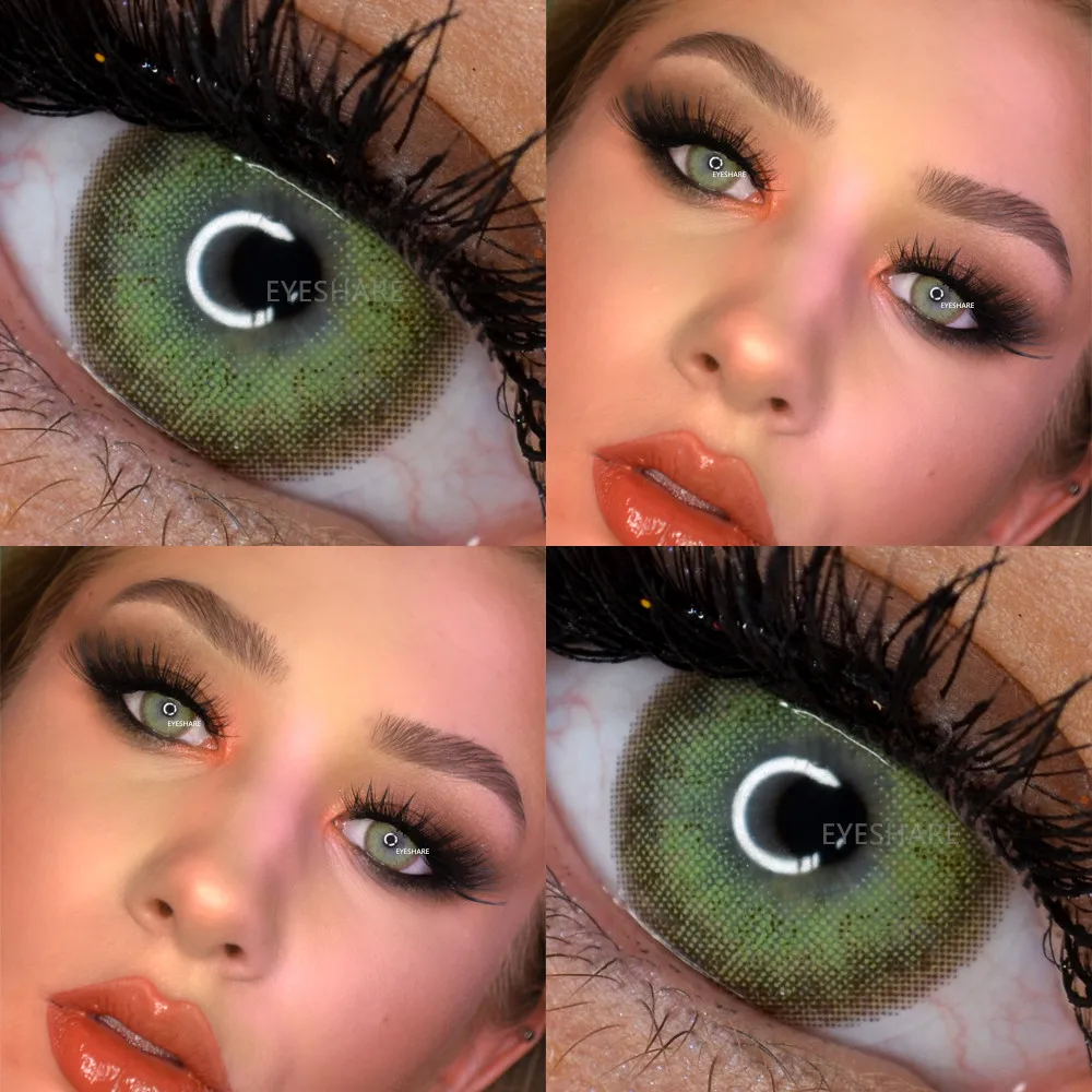 EYESHARE-2 unids/par, lentes de contacto de colores nuevos, uso anual, lentes de contacto cosméticos, Color de ojos, 2020