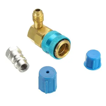 

Car Refrigerant Auto Low R12 or R134A Quick Coupler Adapter Kit Injection