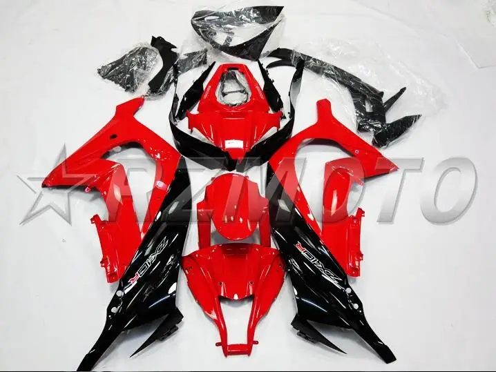 Литьевая форма) ABS Полный комплект обтекателя подходит для Kawasaki Ninja ZX-10R ZX10R 2011- 11 12 13 14 15 Обтекатели хороший красный черный