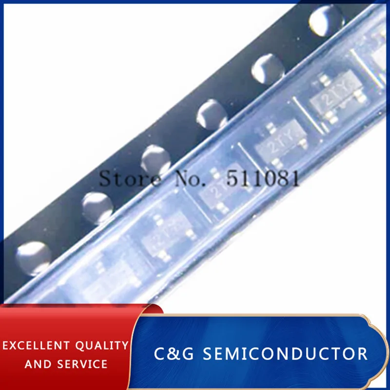 100PCS SMD S8550 2TY CHIP Transistor PNP SOT-23 TRANSISTOR