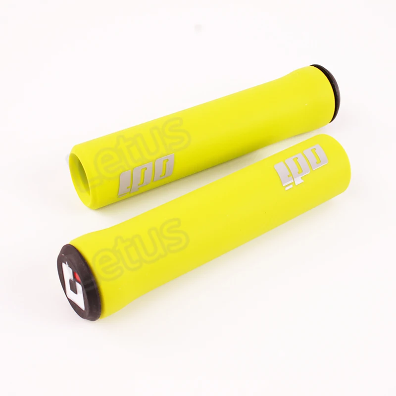 Yellow-1pair ODI 1 пара Упоры для рук на руль велосипеда силикагель для детей MTB руль ручка мягкий горный велосипед ручка бар ручки велосипед аксессуары детали - Цвет: Yellow-1pair