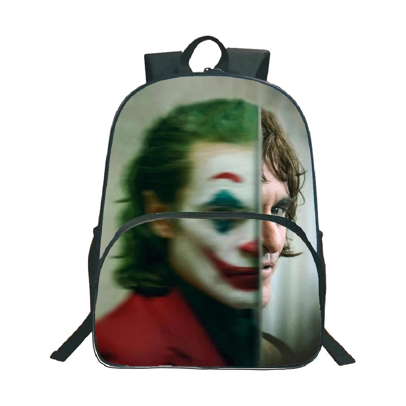 Высококачественный рюкзак Джокер, Детский рюкзак для мальчиков и девочек, 16 дюймов, цветной школьный рюкзак унисекс, дорожная сумка - Цвет: 1