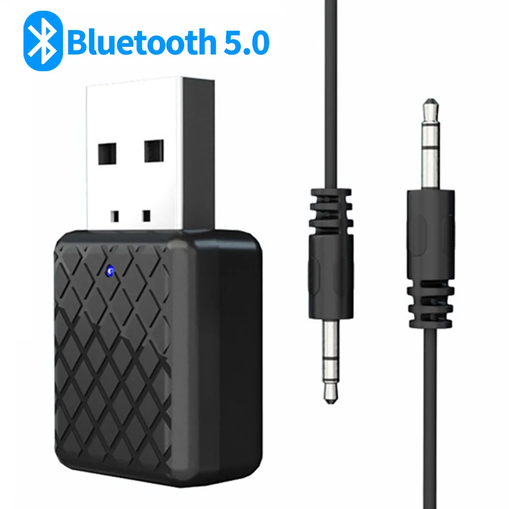 Bluetooth 5 0 адаптер передатчик приемник 3 мм стерео аудио Звук Музыкальный ключ для