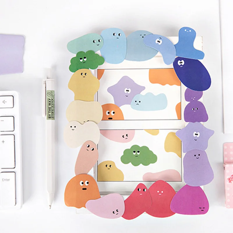 46 шт Kawaii Канцелярские Стикеры s милые облака наклейки Бумага Клейкая наклейка для