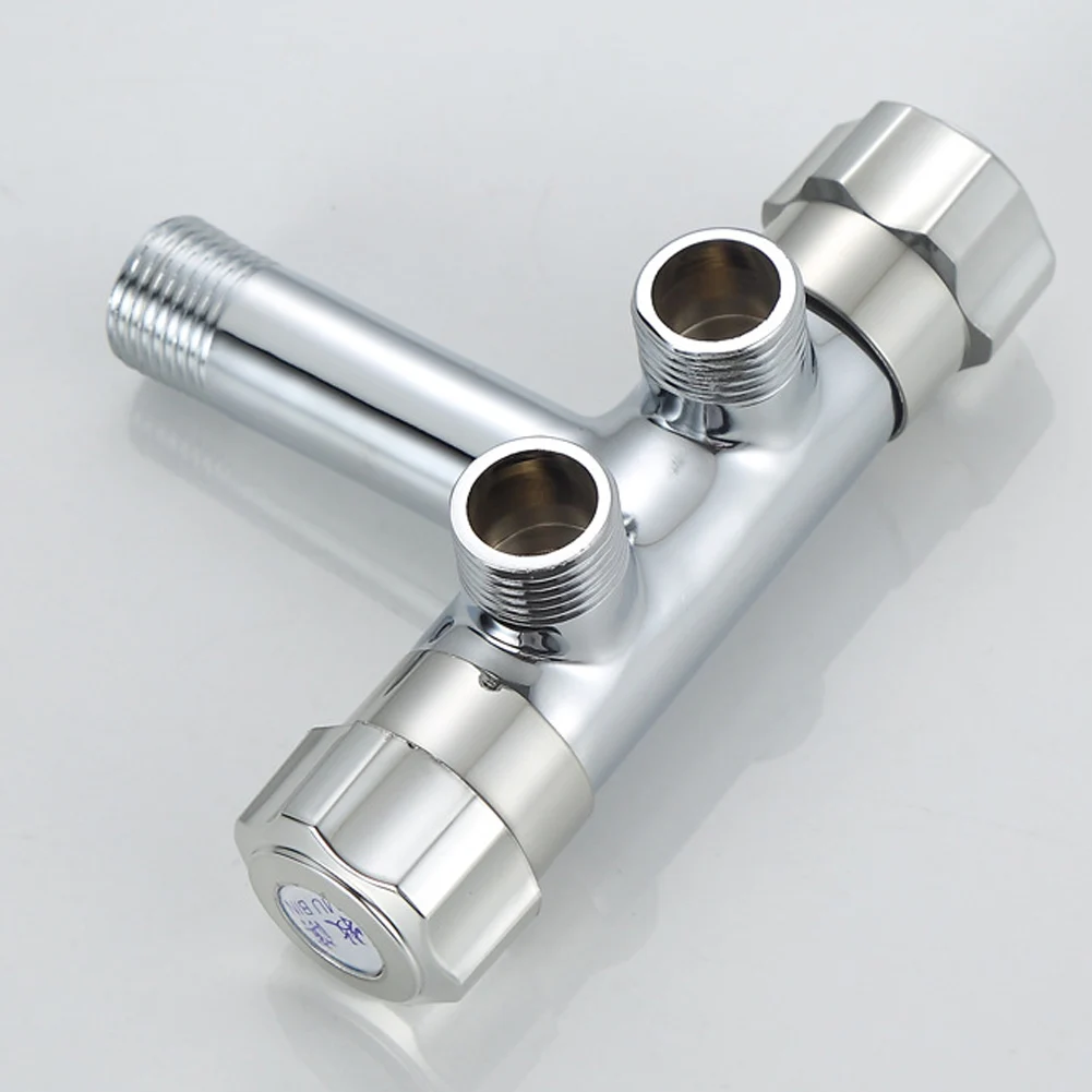 3 ходовой треугольный клапан один в два двойной Угловой для воды стоп унитаза