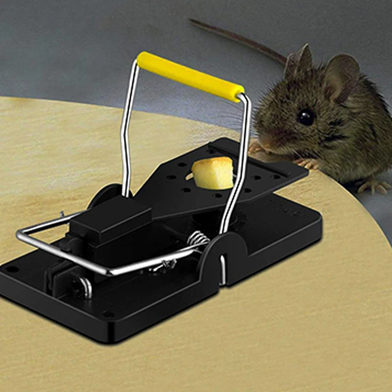 

Plastic Rat Mouse Trap Metal Clip Reusable Sensitive Small Control Snap Mice Durable Easy To Set Effective Trapping