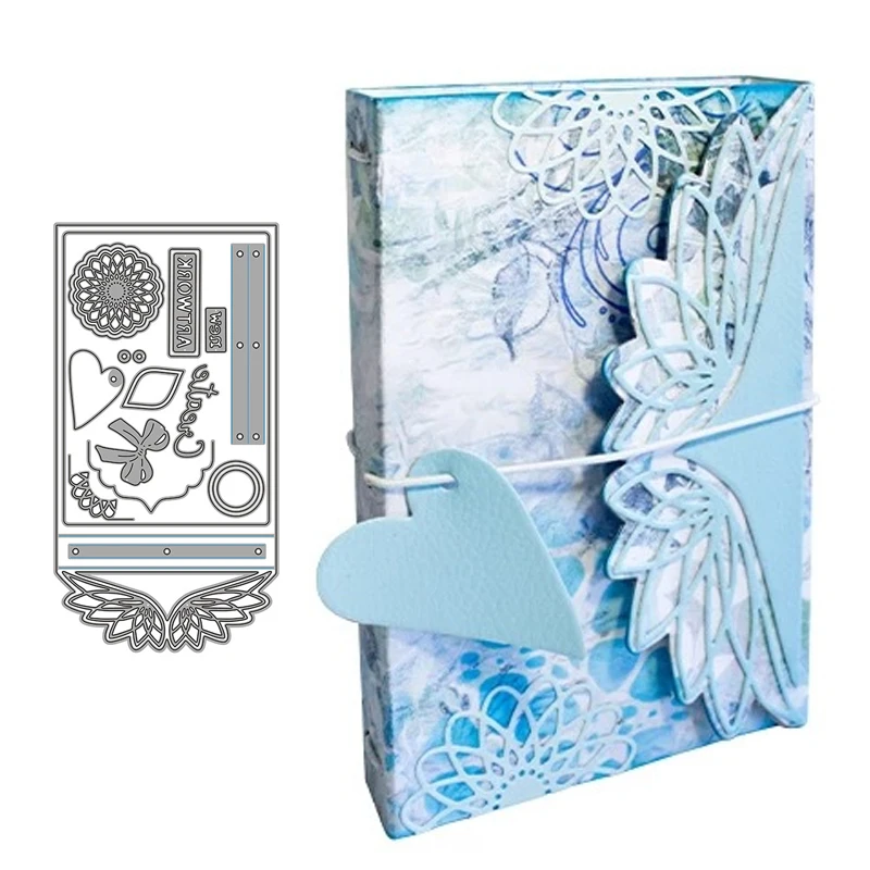 Новинка 2021 большие штампы для вырезания листьев скрапбукинга форма детские