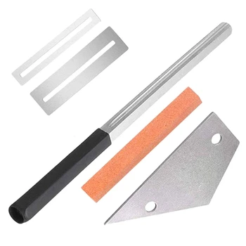 

1 Set Metal Guitar Repairing & Luthier Tools Set Guitar Fret File and Fret Rocker for Guitar, Ukulele,Bass,Etc.