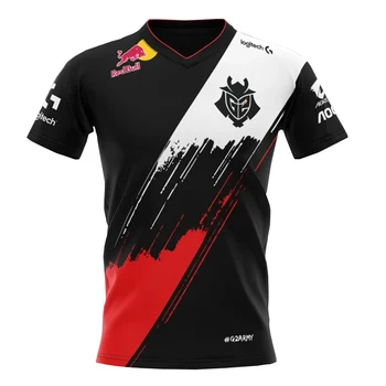 

New arrival LoL LEC G2 Team 2020 Jerseys Customized name Fans Tshirt Men Women Custom ID Tee Shirt
