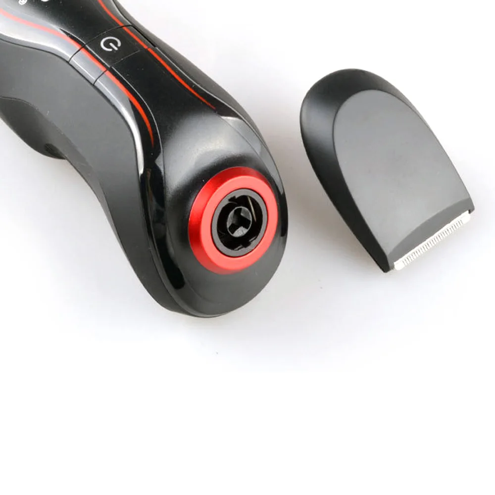 KEMEI KM-6181 перезаряжаемая Электробритва Моющаяся триммер для бороды с пятью лезвиями электрическая бритва для мужчин уход за лицом 5D плавающая бритва
