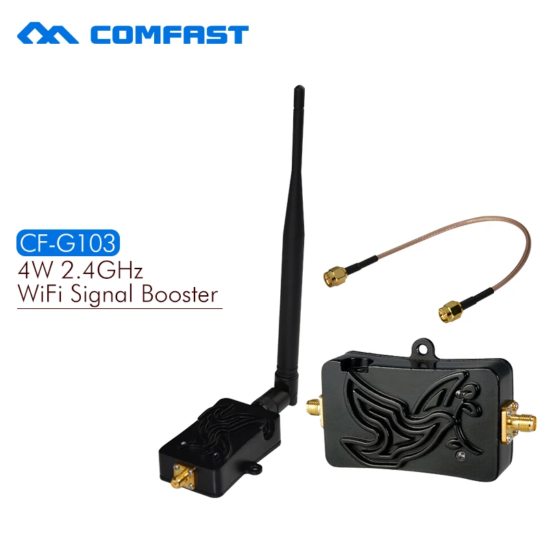 Comfast усилитель дальности сигнала Wi-Fi Беспроводной Широ 4 Вт 2 ГГц 802 11 ретранслятор