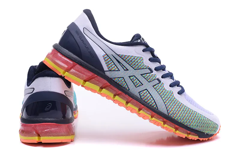 Asics Gel-Quantum 360 Мужская обувь дышащая устойчивая обувь для бега уличная теннисная обувь Hongniu