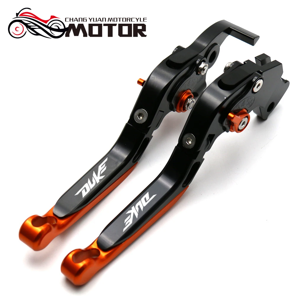 CNC aluminio motocicleta palanca para KTM Duque 125 de 200, 390 duke- de plegable ajustable alargamiento de embrague de freno palancas