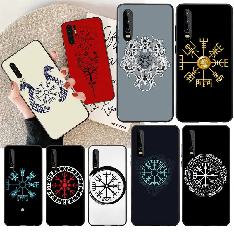 PENHUWAN Viking Vegvisir Odin скандинавский клиент высокое качество чехол для телефона Huawei Honor