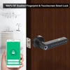 WAFU WF-016 Fingerprint Door Lock Smart Bluetooth Password Handle Lock APP Unlock Keyless Entry Works with iOS/Android ► Photo 3/6