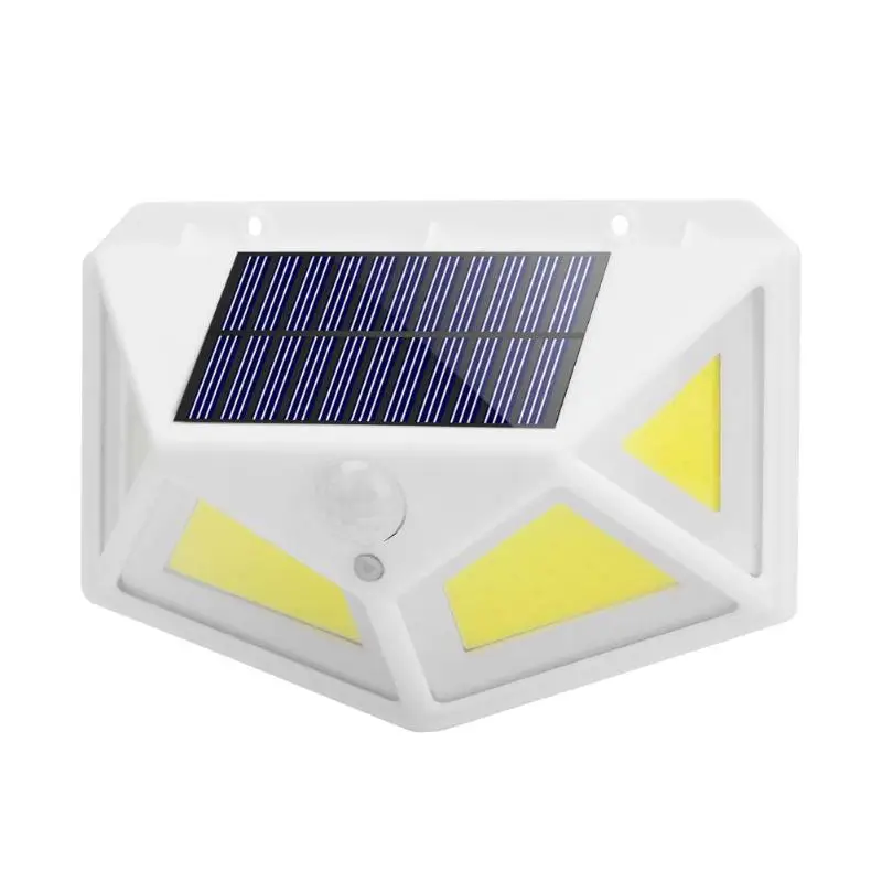 Датчик движения COB 68LED настенный светильник для крыльца, трёхсторонний светильник на солнечной энергии, водонепроницаемый светильник для уличного двора, уличный светильник ing